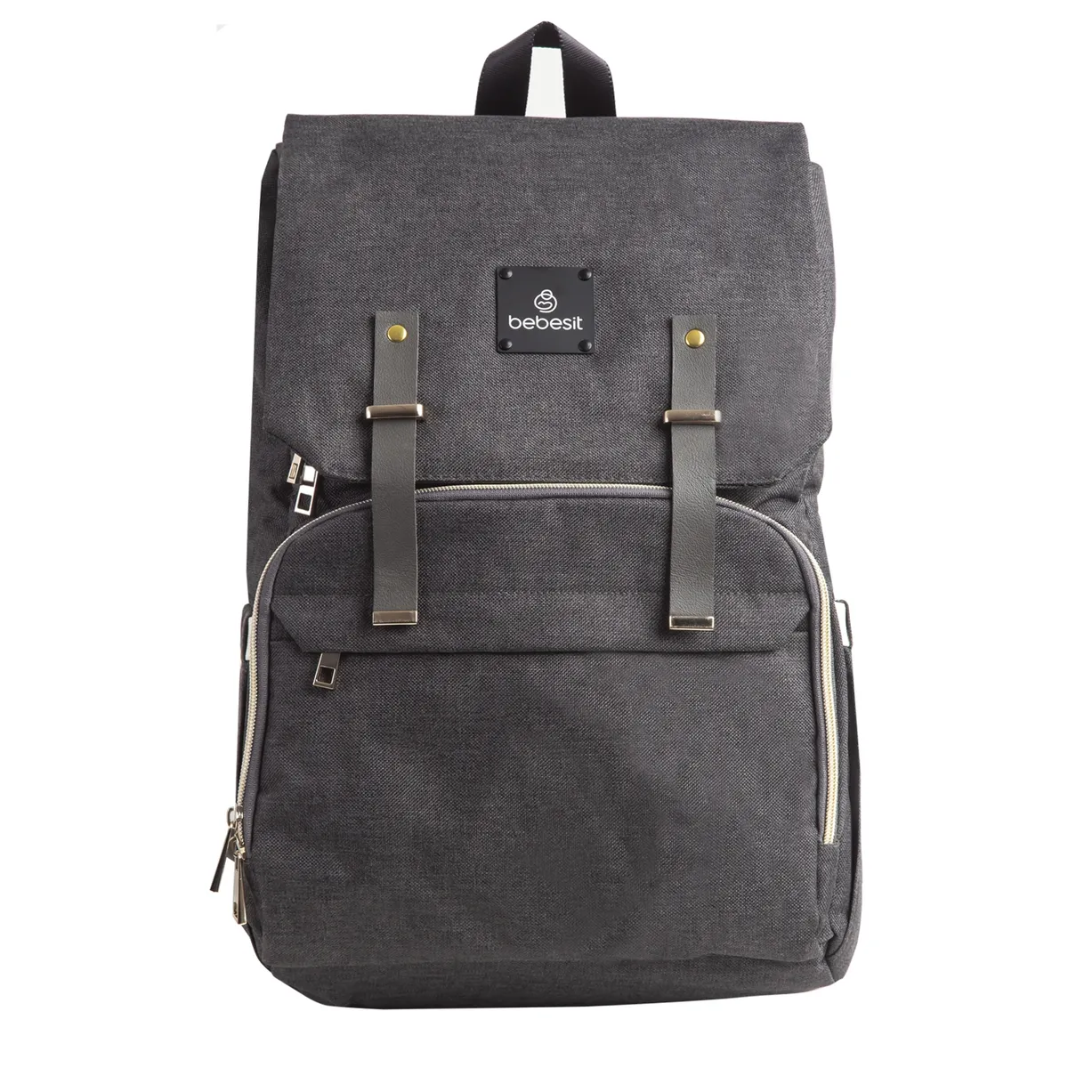 BEBESIT - Mochila Maternal Mudador Bebesit Melange Negro