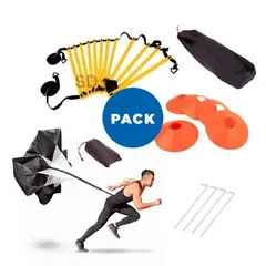 SDFIT - Set agilidad Escalera ParacaídasConosEstacasBolso Ma01