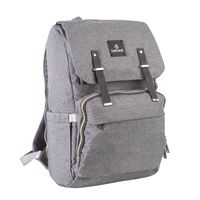 Mochila Maternal Mudador Melange Gris