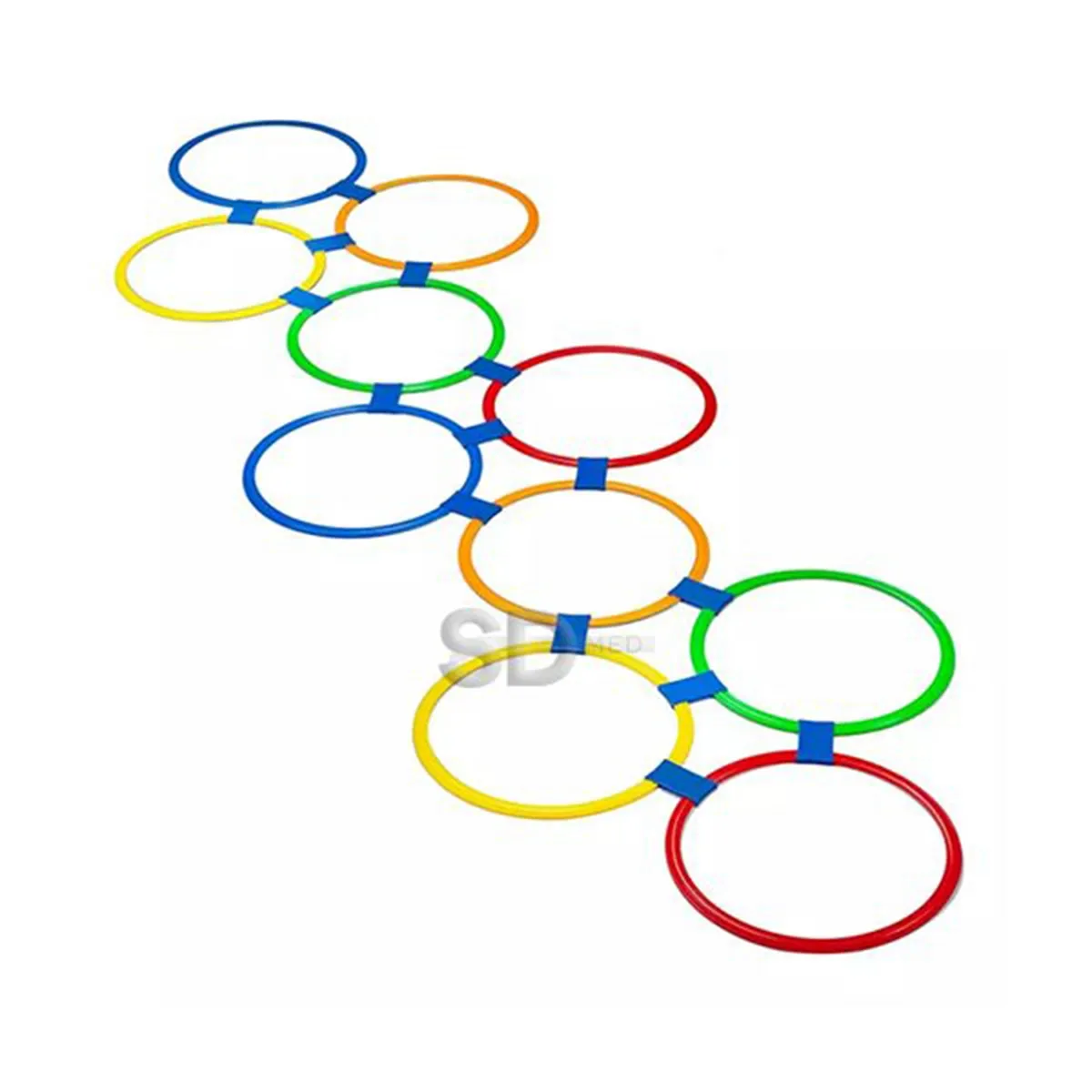 SDFIT - Set de Aros 10x Circuito de Agilidad Clips MK-8400-50