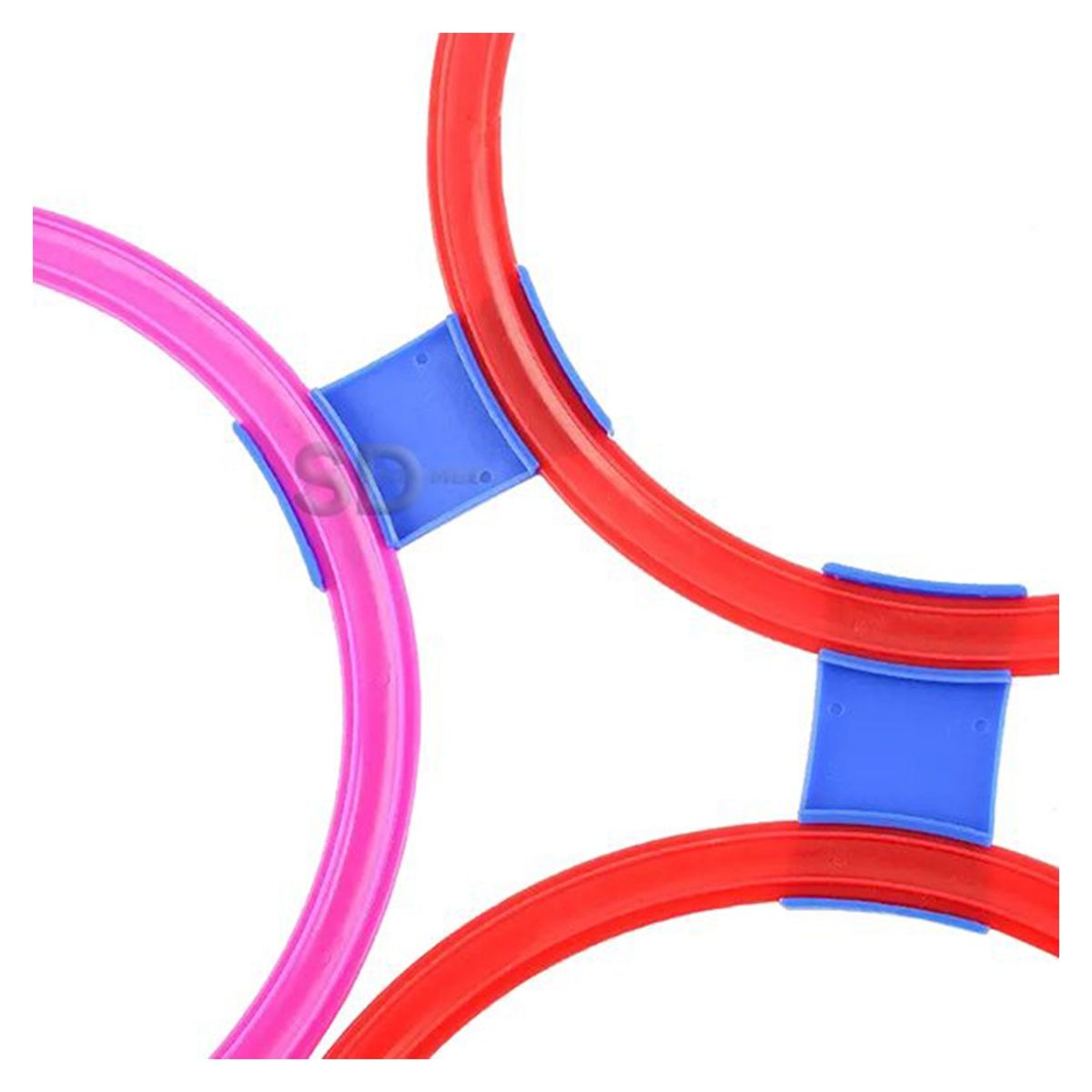 SDFIT - Set de Aros 10x Circuito de Agilidad Clips MK-8400-50