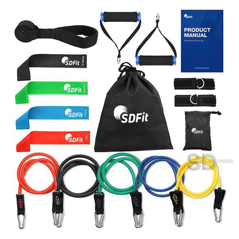 SDFIT - Set de Bandas Elasticas 17 en 1 TS017