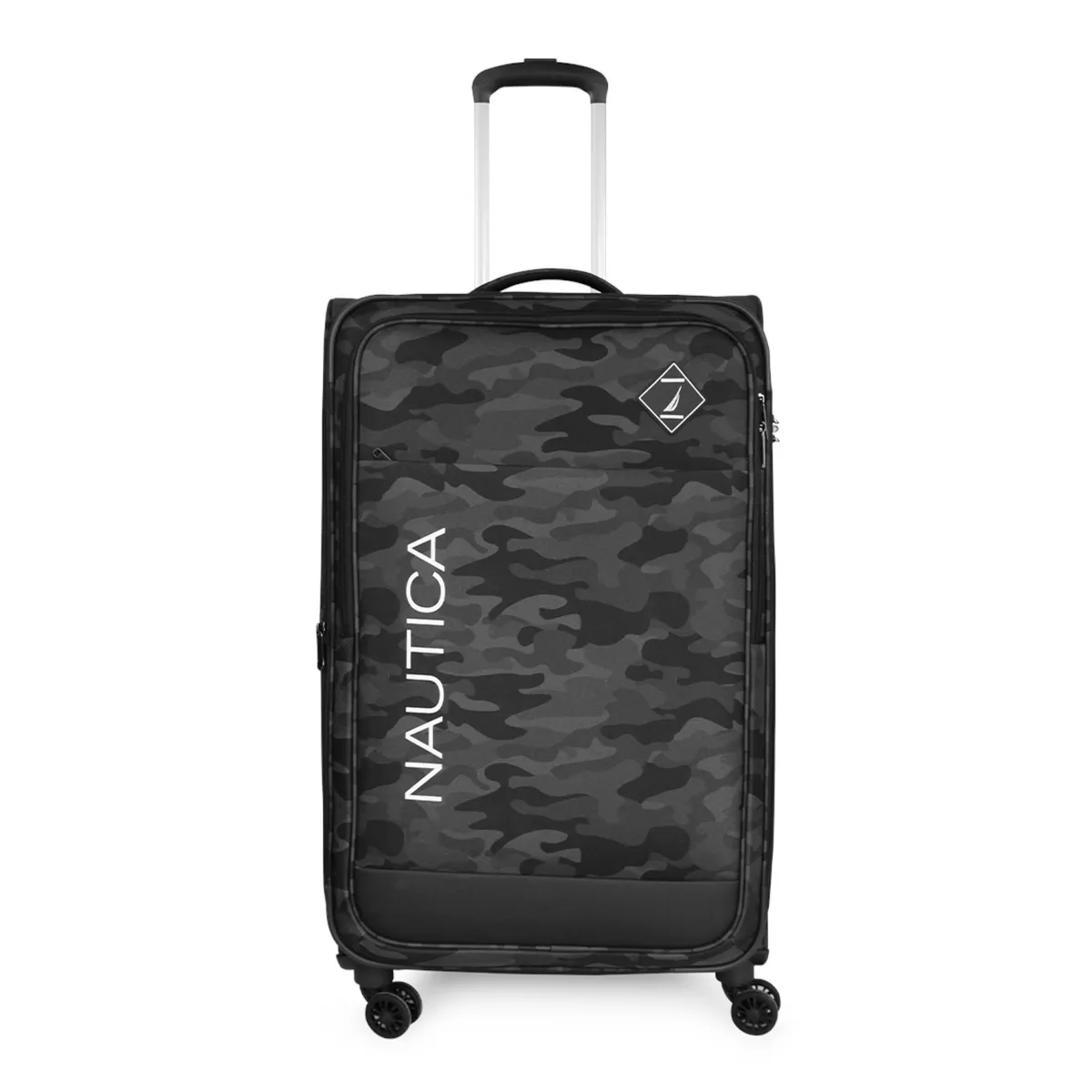 NAUTICA - Maleta de tela Barham L negra NAUTICA