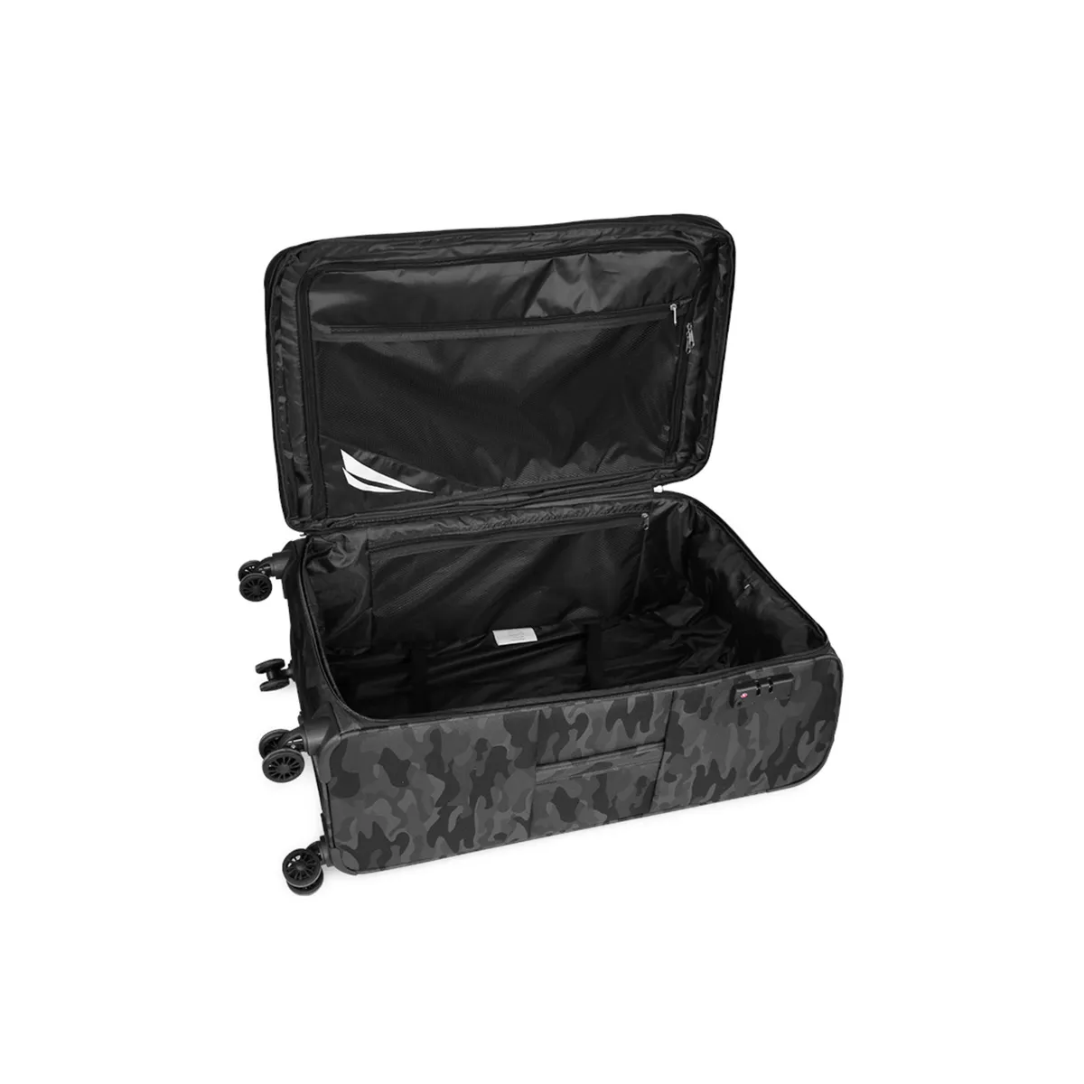 NAUTICA - Maleta de tela Barham L negra NAUTICA