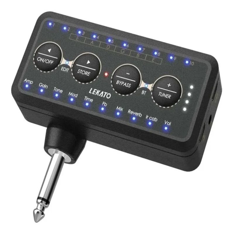 GENERICO - Mini Amplificador Auriculares Multi-efecto Guitarra - Lekato