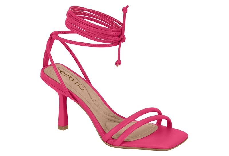 Sandalia Taco Aguja Pink