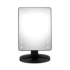 MAGIC - Espejo De Maquillaje Con Luz Led Rectangular - NEGRO