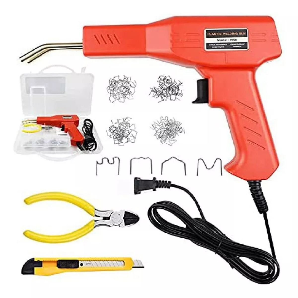 GENERICO - Máquina Pistola De Soldar Grapadora De Plástico Caliente 50w