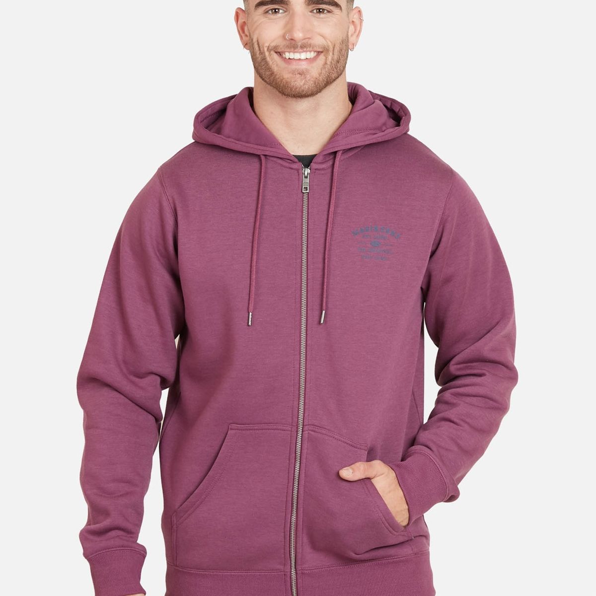 MAUI AND SONS - Poleron THE ORIGINAL SURF Hombre Rojo Maui and Sons