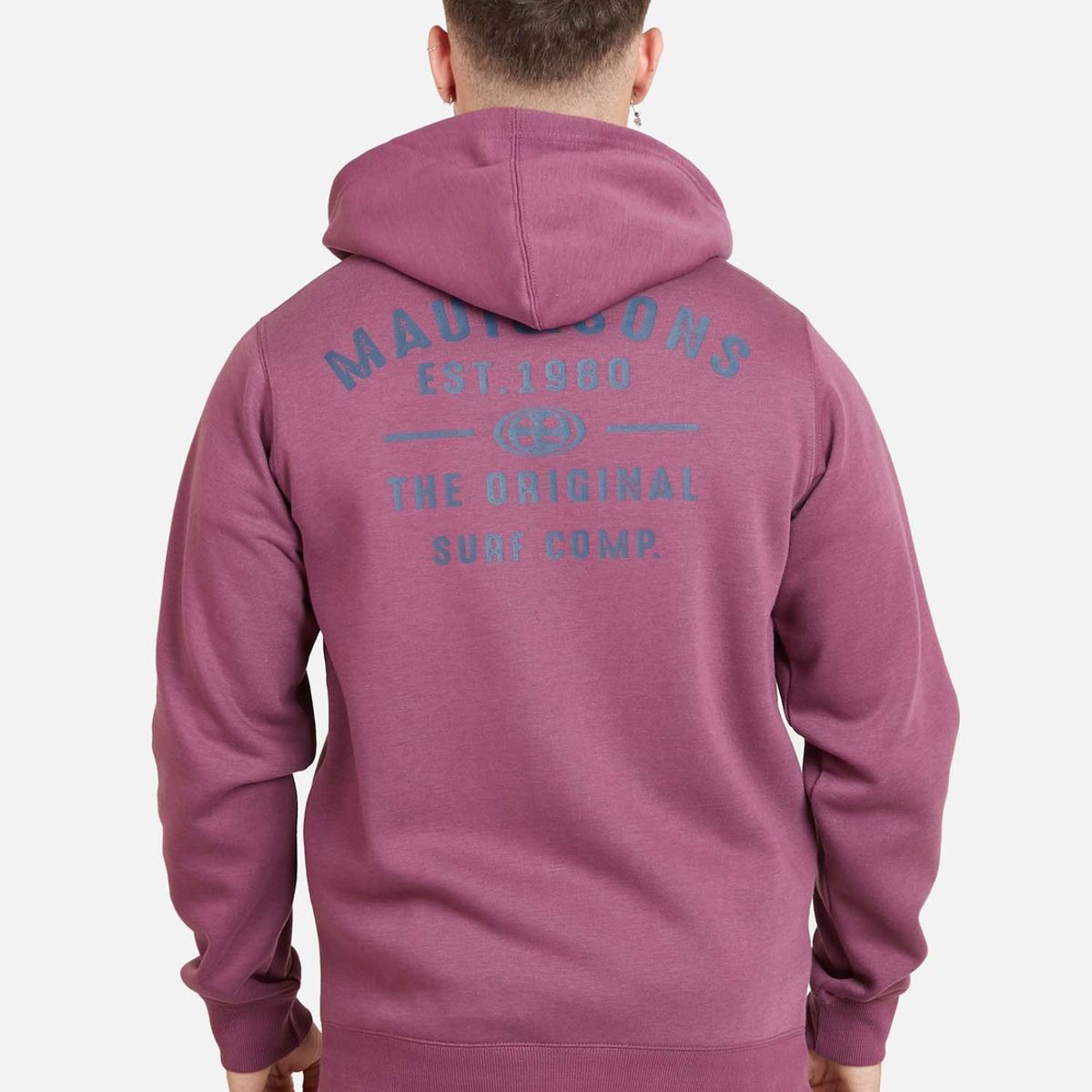 MAUI AND SONS - Poleron THE ORIGINAL SURF Hombre Rojo Maui and Sons