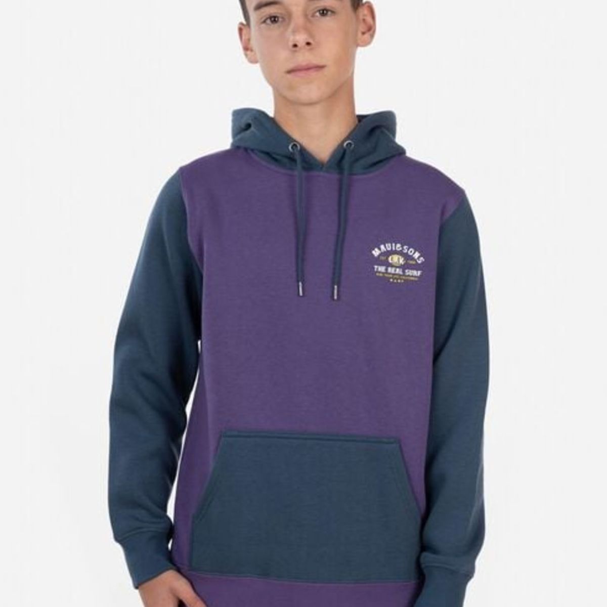 MAUI AND SONS - Poleron THE REAL SURF Juvenil Azul Maui and Sons