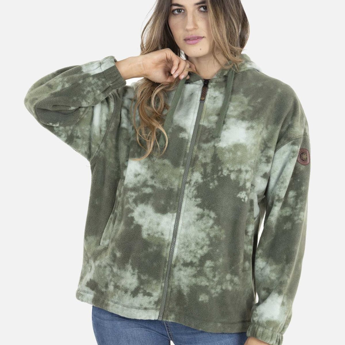 MAUI AND SONS - Poleron CAMOUFLAGE DYE Mujer Multicolor Maui and Sons