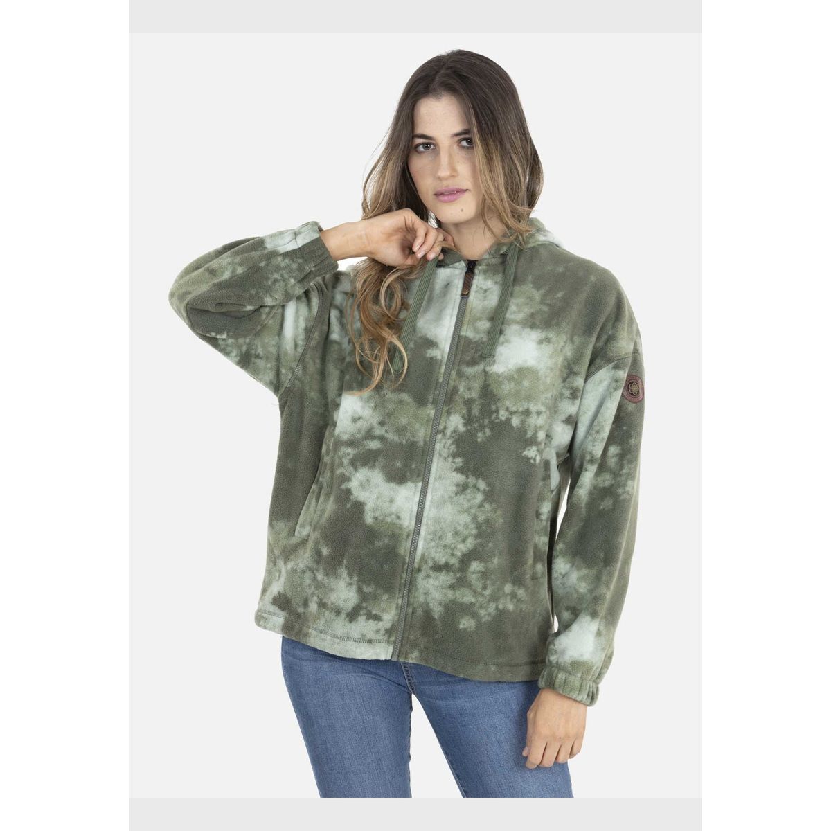 MAUI AND SONS - Poleron CAMOUFLAGE DYE Mujer Multicolor Maui and Sons