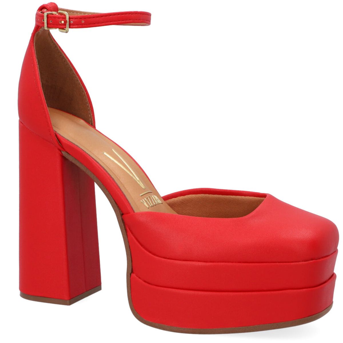 VIZZANO - Maxi Plataforma Vizzano Rojo
