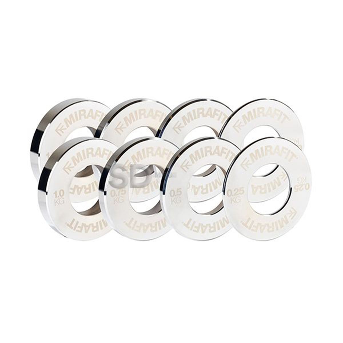 SDFIT - Set de Discos Fraccionales Metalicos + Bolso - Set de 5 KG