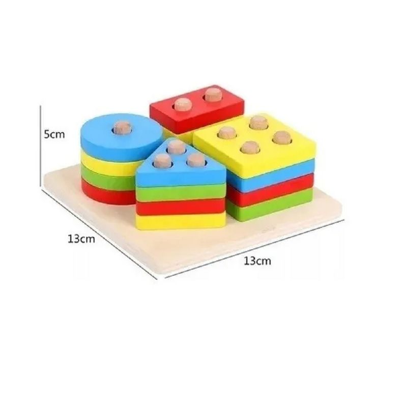 TOLIPA - Encaje Básico De Figuras Geométricas Smallbox