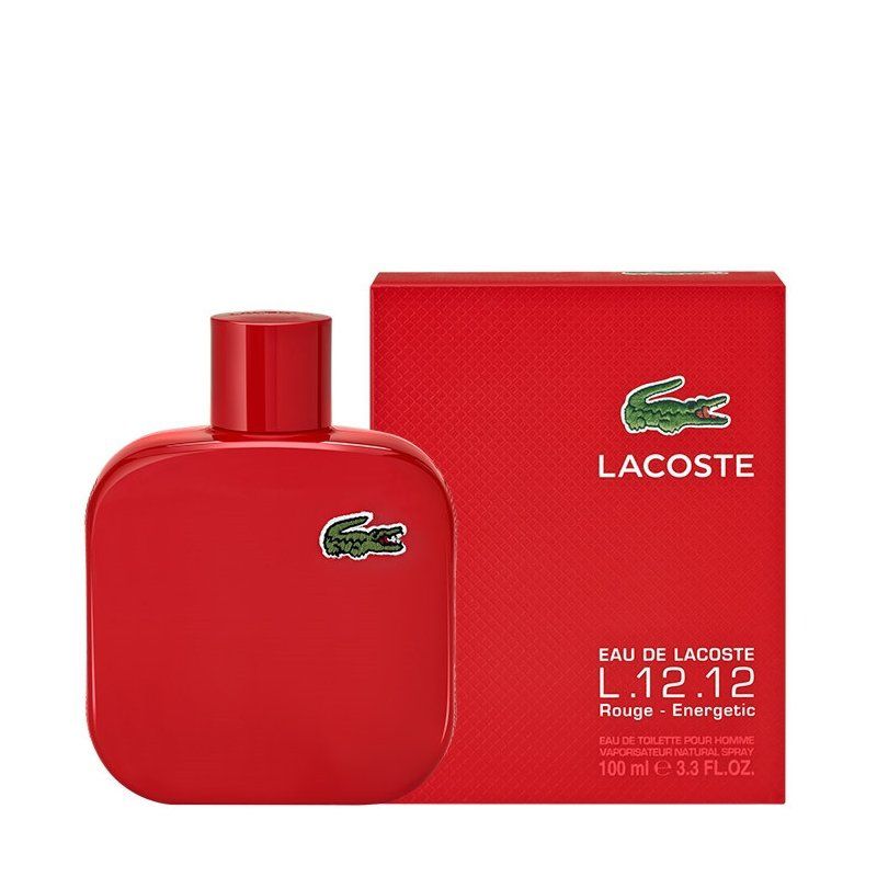 LACOSTE - EAU DE LACOSTE L1212 ROUGE  ENERGETIC EDT 100ML