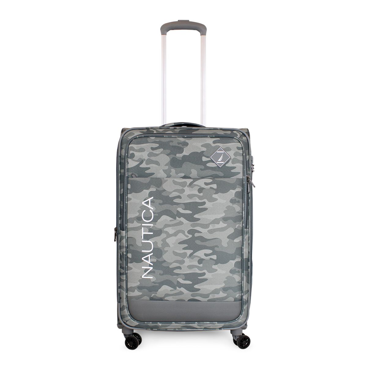 NAUTICA - Maleta blanda de tela Barham Mediana 20kg gris NAUTICA