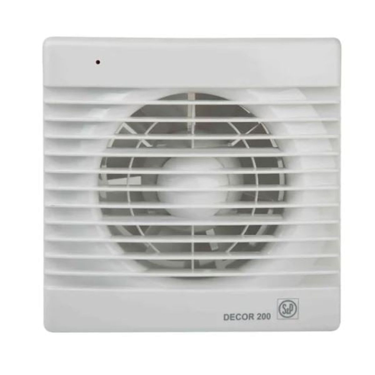 S & P - Extractor De Aire Para Baño Con Temporizador Decor-200 Cr