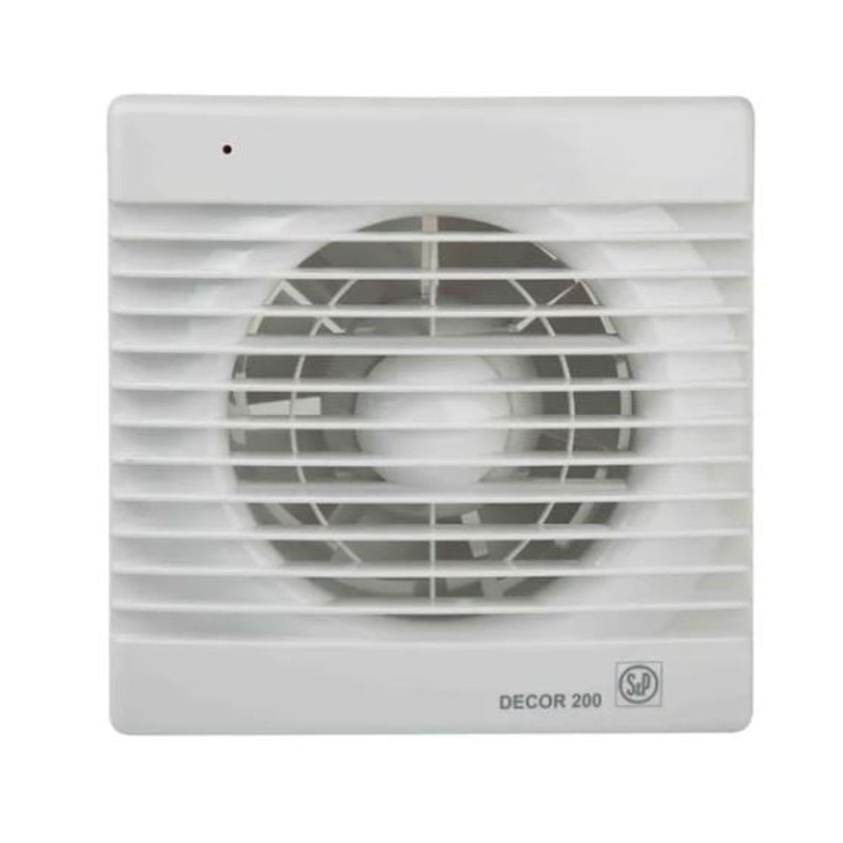 S & P - Extractor De Aire Para Baño Con Temporizador Decor-200 Cr
