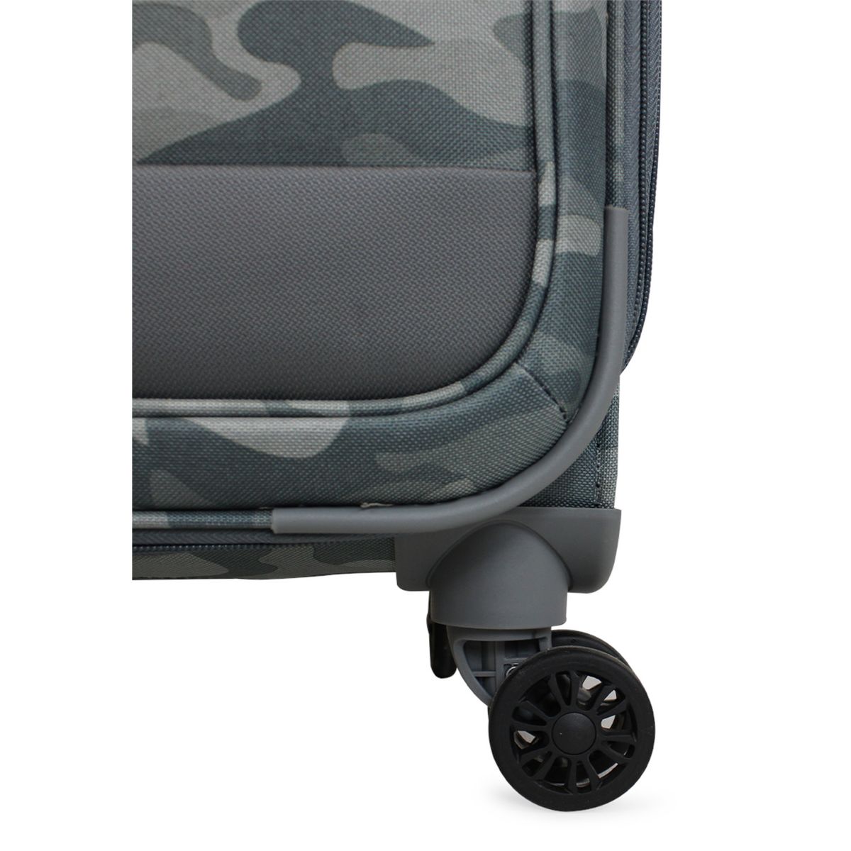 NAUTICA - Set 3 maletas blanda de tela Barham S+M+L gris NAUTICA