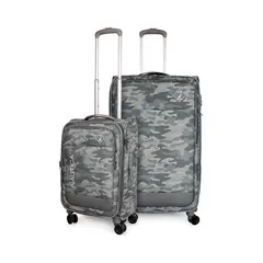 NAUTICA - Pack 2 maletas blanda de tela S+L Barham gris