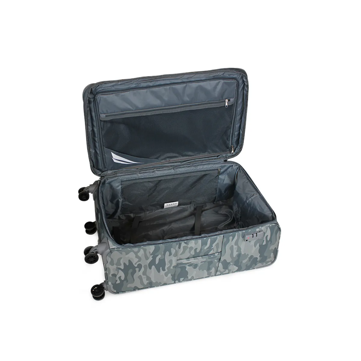NAUTICA - Pack 2 maletas blanda de tela M+L Barham gris NAUTICA