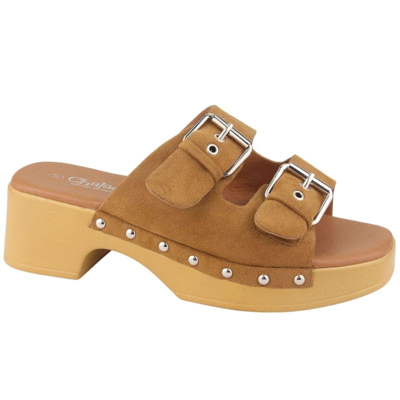 CHALADA - Sandalia Mujer Camel Casual Chalada Woodl-30.