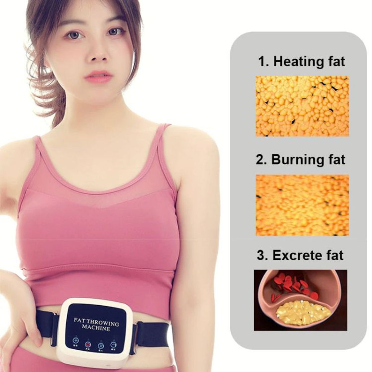 GENERICO - Cinturón de Adelgazamiento Abdominal para Piernas y Pantorrillas