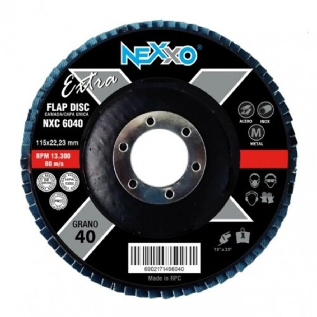 VARIOS - Disco Flap Nexxo Extra Circonio 4 1/2"