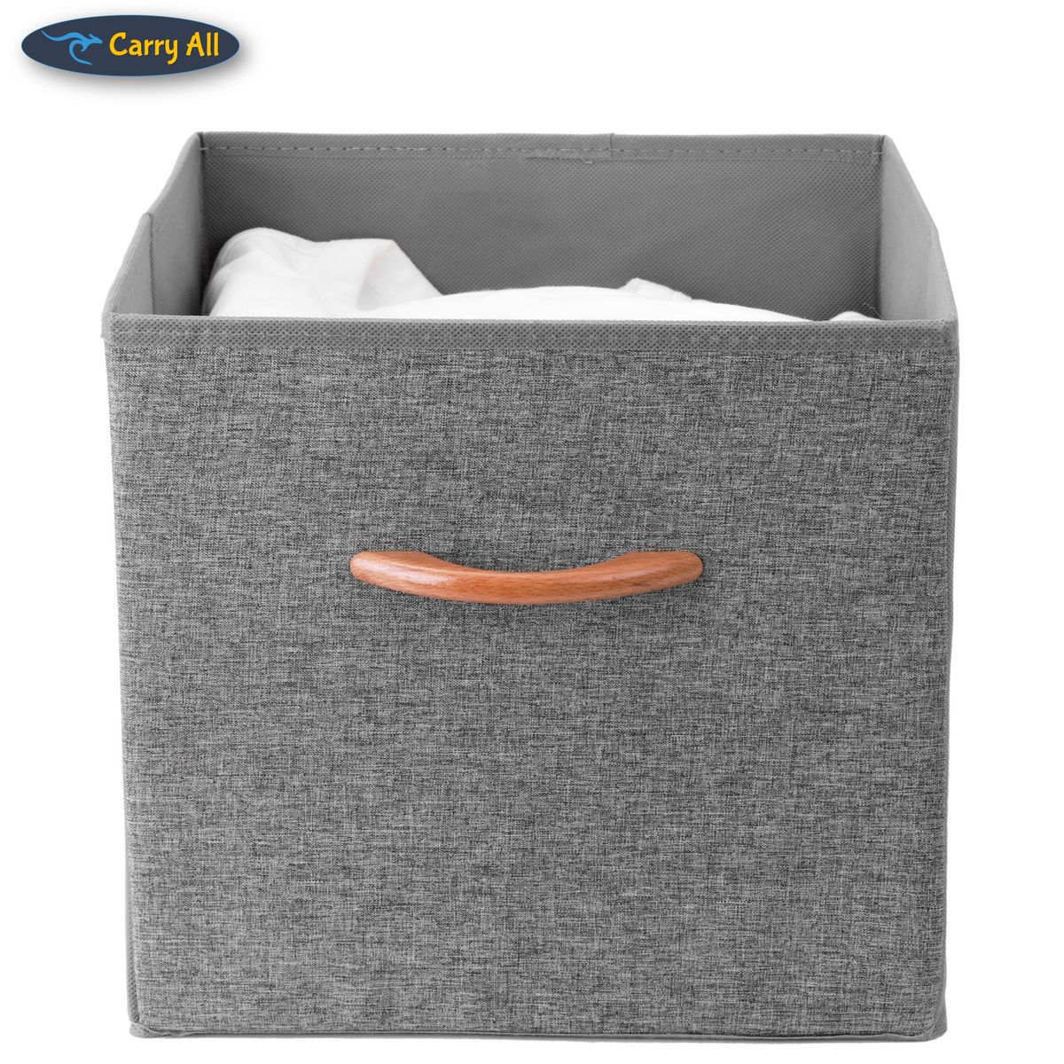 CARRY ALL - Pack 3 Cubos Organizadores Plegable De Tela Closet Ropa Varios Acces.