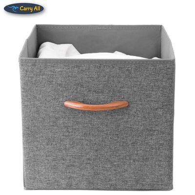 Imagen 2 del producto Pack 3 Cubos Organizadores Plegable De Tela Closet Ropa Varios Acces.
