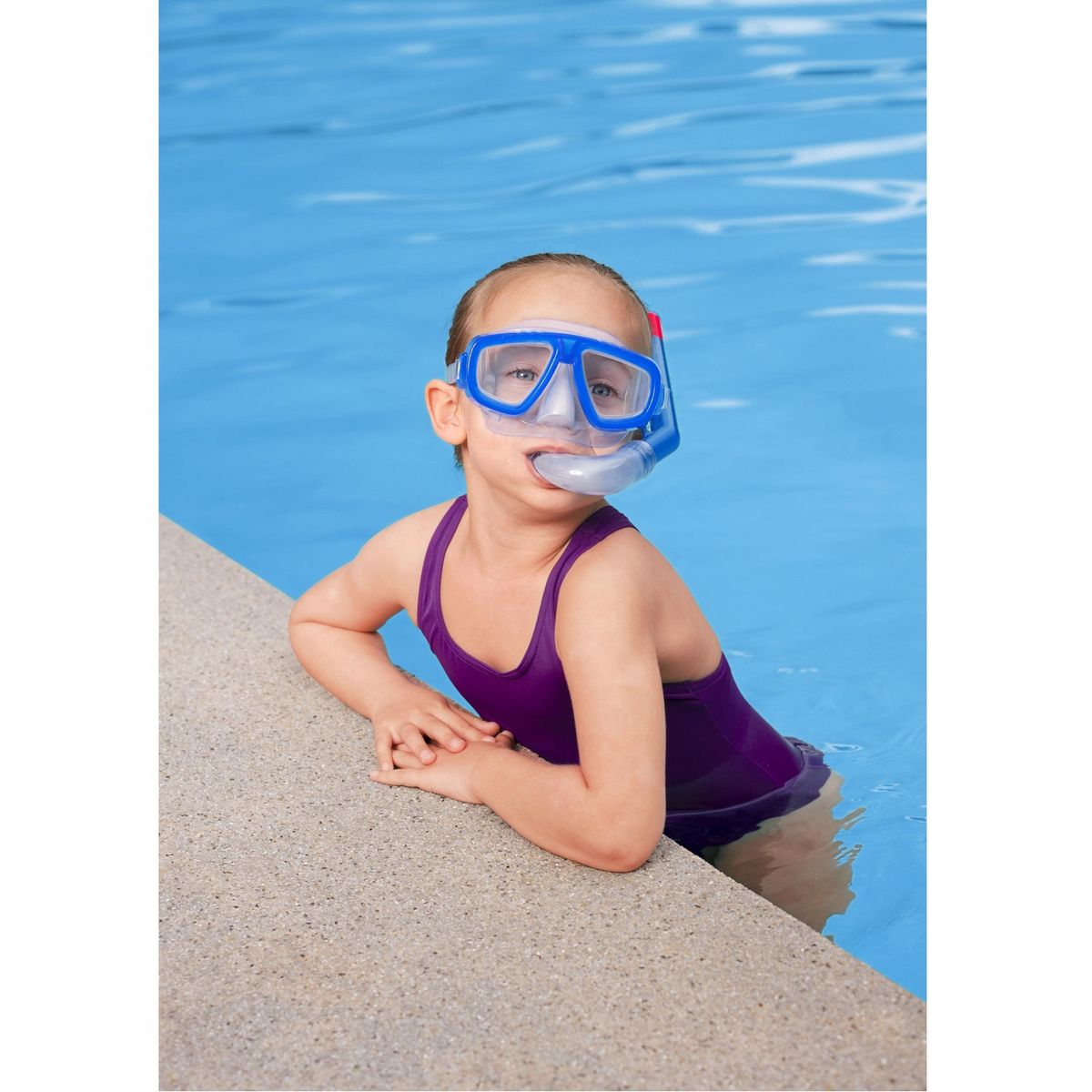 BESTWAY - KIT SNORKEL – MÁSCARA DE BUCEO AZUL