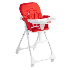 BEBESIT - Silla de Comer Golite Roja