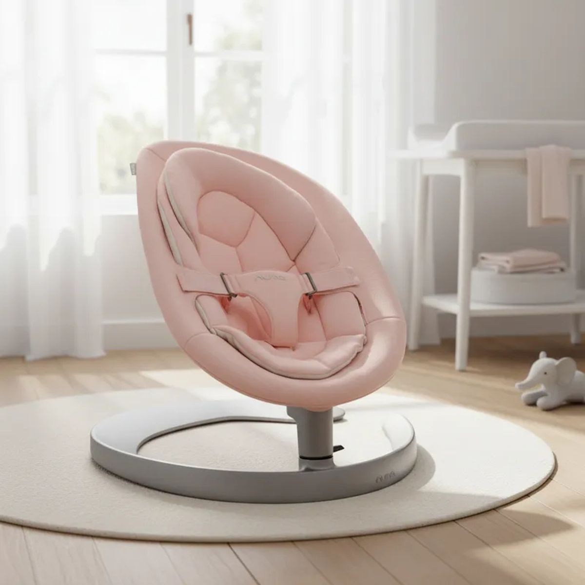 NUNA - Baby Bouncer Nuna Leaf Grow Blush