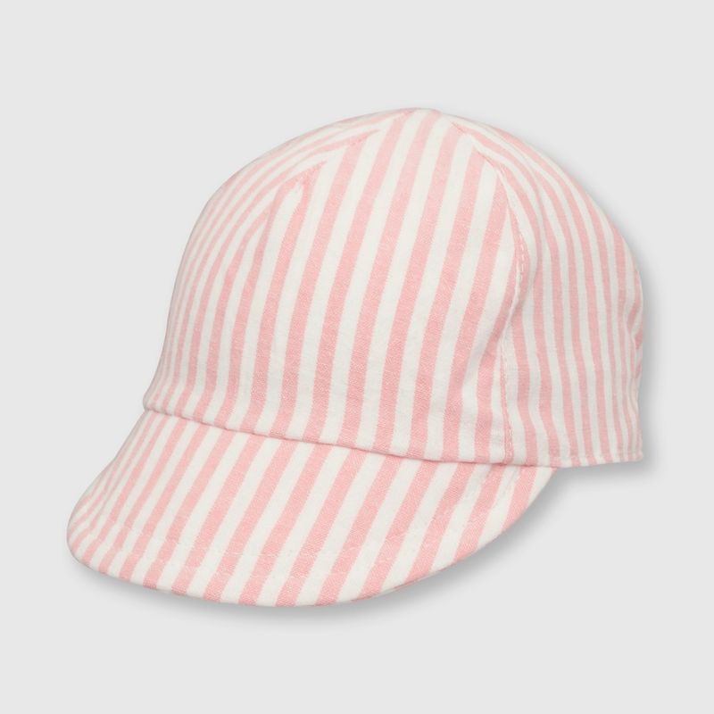 COLLOKY - Jockey de bebe niña listado rosado (3 a 24 meses)