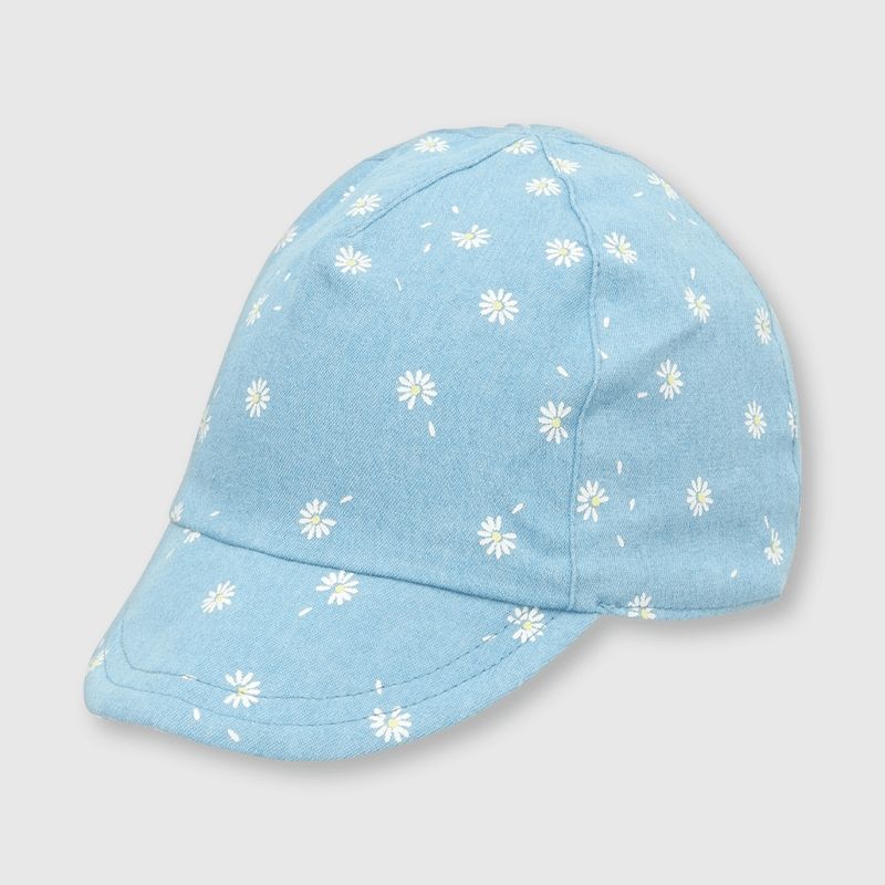 COLLOKY - Jockey de bebe niña mezclilla estampada azul (3 a 24 meses)_.