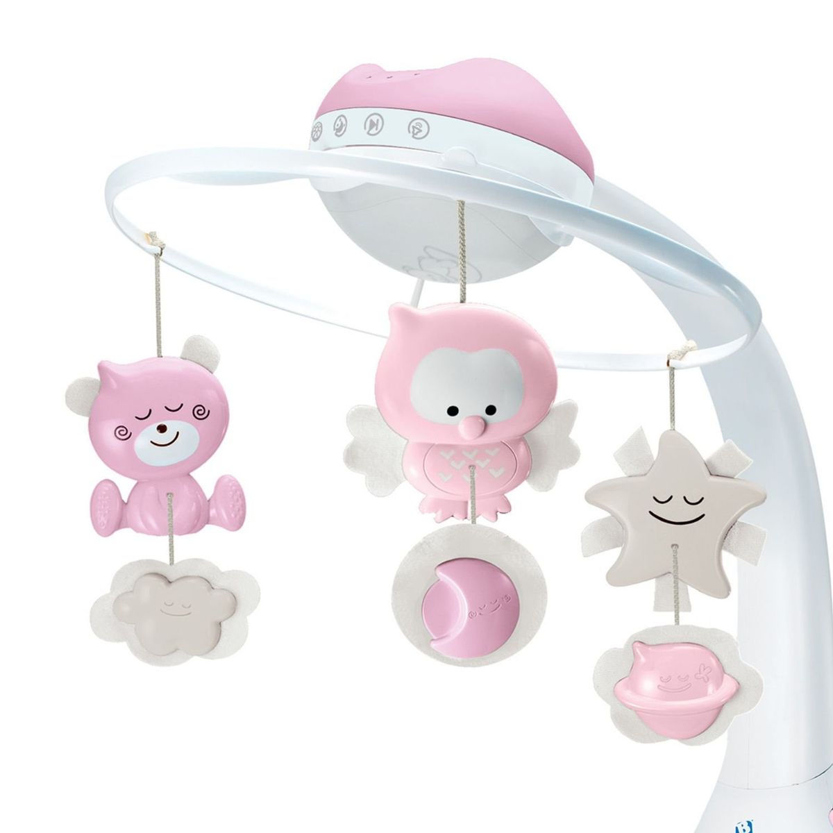INFANTINO - Movil para Bebé 3-1 Projector Rosa Infantino