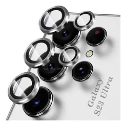 GENERICO - Protector De Lentes Para Samsung S23 Ultra - Silver