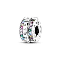 SILVER HEART - Charm Broche Clip Forever en Plata Fina 925