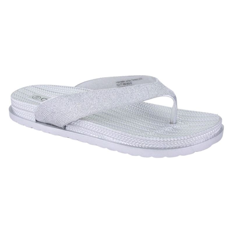 CHALADA - Sandalia Mujer Plateado Casual Chalada Bora-5