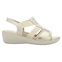 Sandalia Mujer Beige Casual Lupe-4