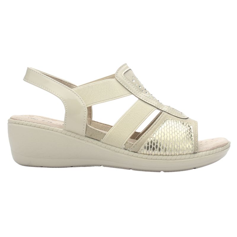 CHALADA - Sandalia Mujer Beige Casual Chalada Lupe-4