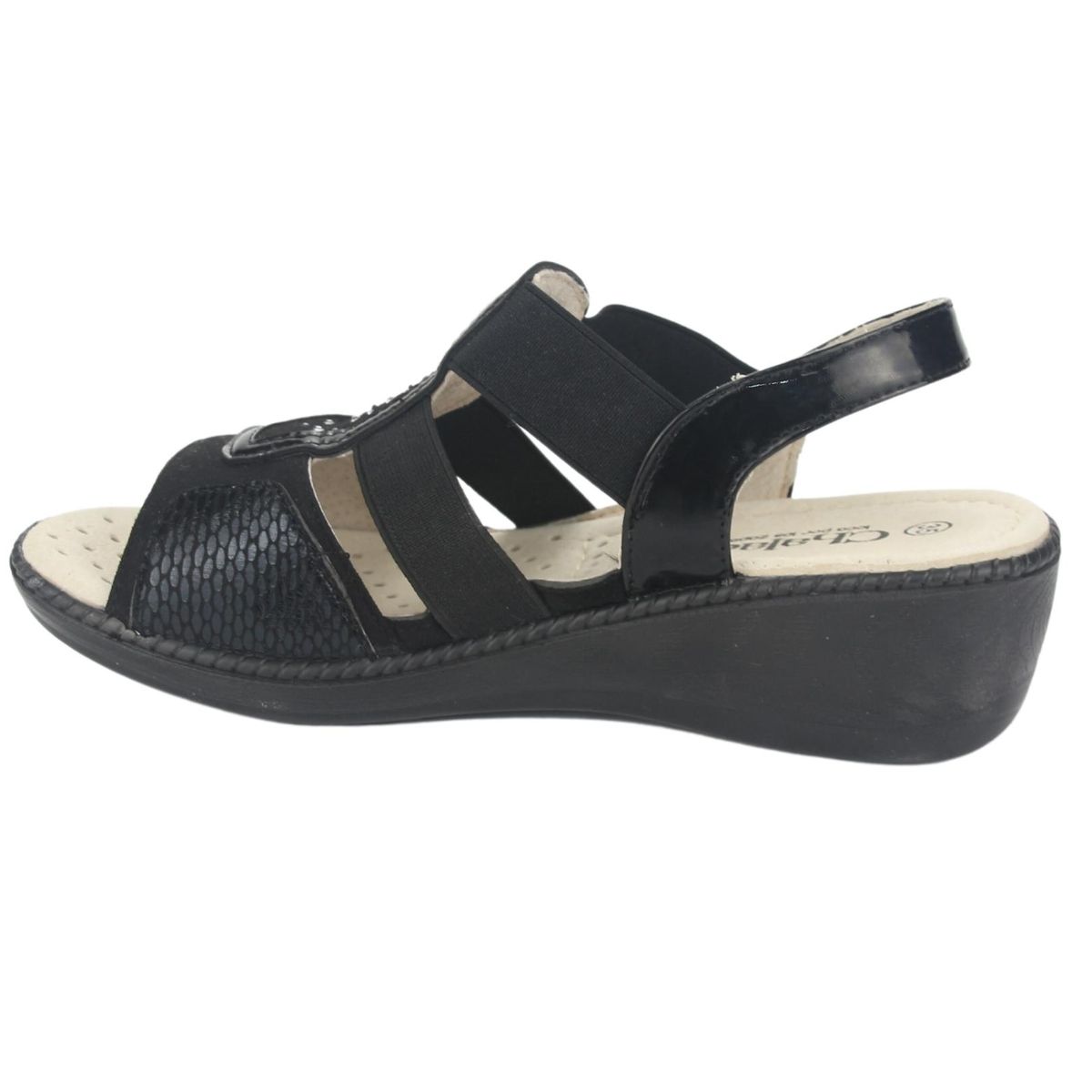 CHALADA - Sandalia Mujer Negro Casual Chalada Lupe-4