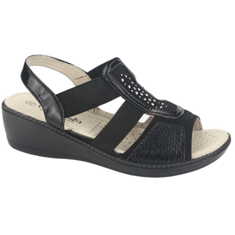CHALADA - Sandalia Mujer Negro Casual Chalada Lupe-4