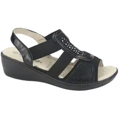 CHALADA - Sandalia Mujer Negro Casual Lupe-4