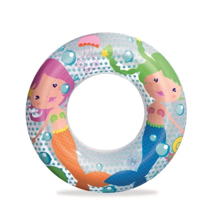 FLOTADOR ARO 51CM ANIMALES ACUATICOS SIRENA