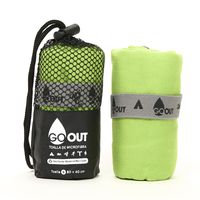 Toalla de microfibra 100% material reciclado S Verde