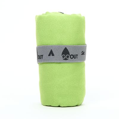 Imagen 2 del producto Toalla de microfibra 100% material reciclado S Verde