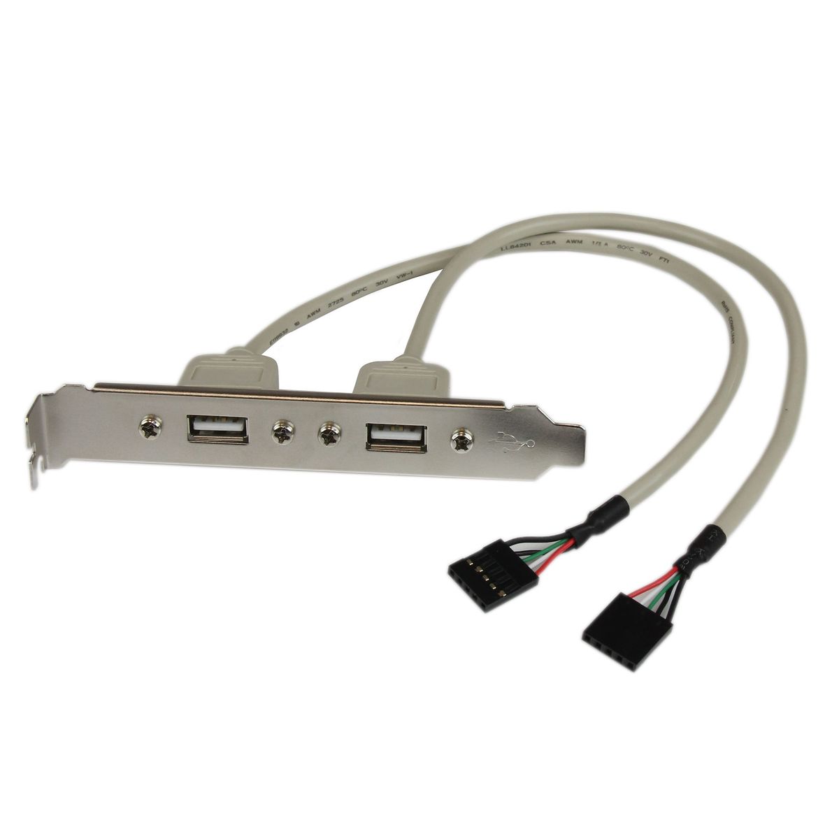 STARTECH - Adaptador de Placa Startech USB A Hembra de 2 puertos